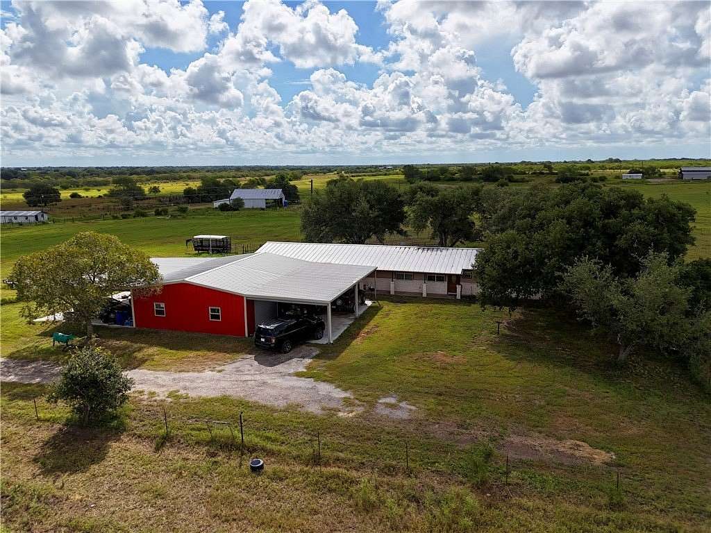 34.92 Acres of Agricultural Land with Home for Sale in Beeville, Texas