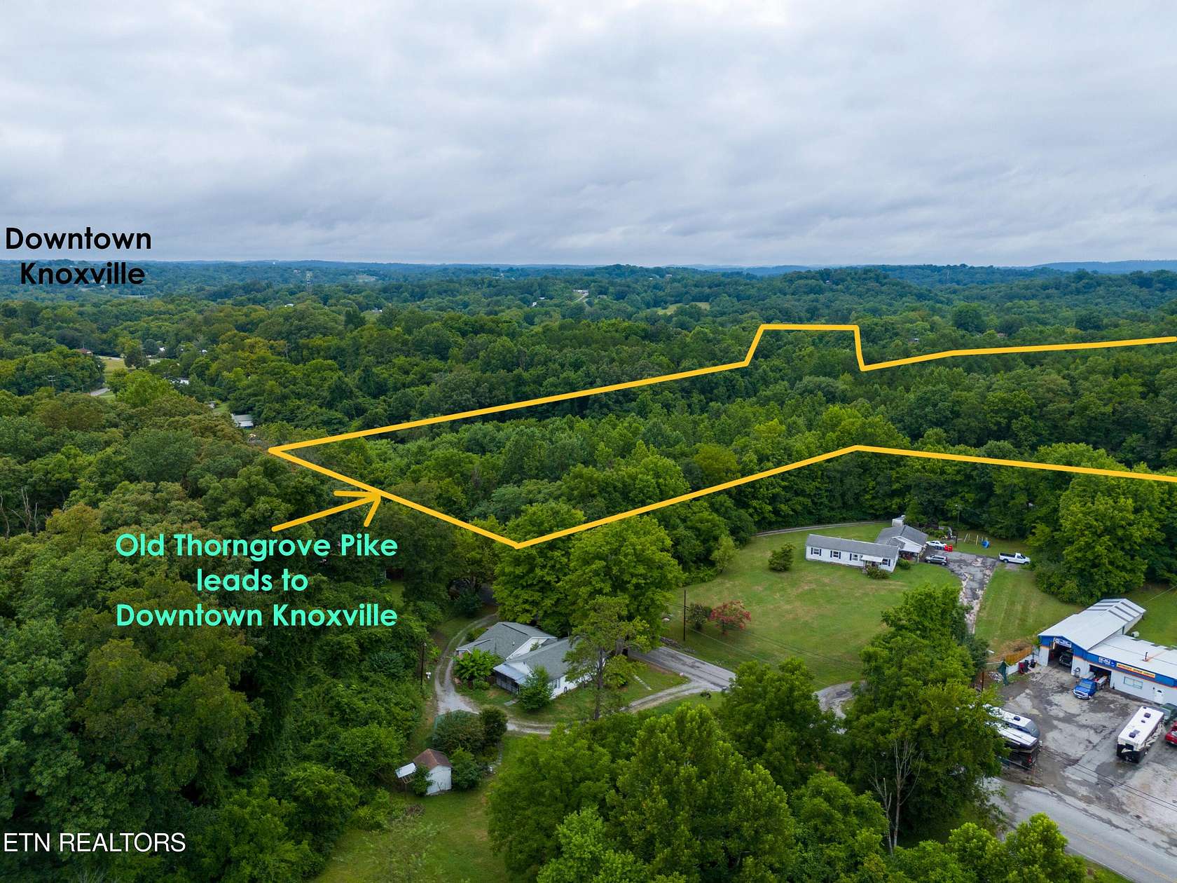36.3 Acres of Land for Sale in Knoxville, Tennessee
