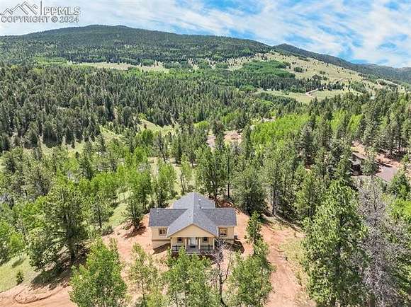 3 Acres of Residential Land with Home for Sale in Cripple Creek, Colorado