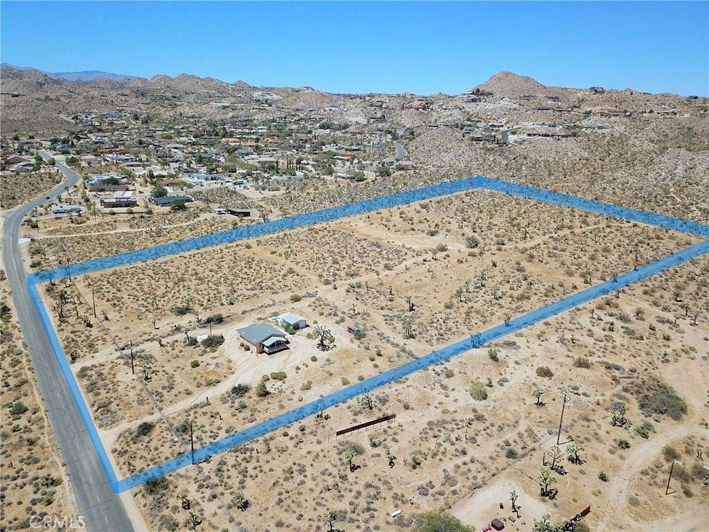 11.515 Acres of Recreational Land with Home for Sale in Yucca Valley, California