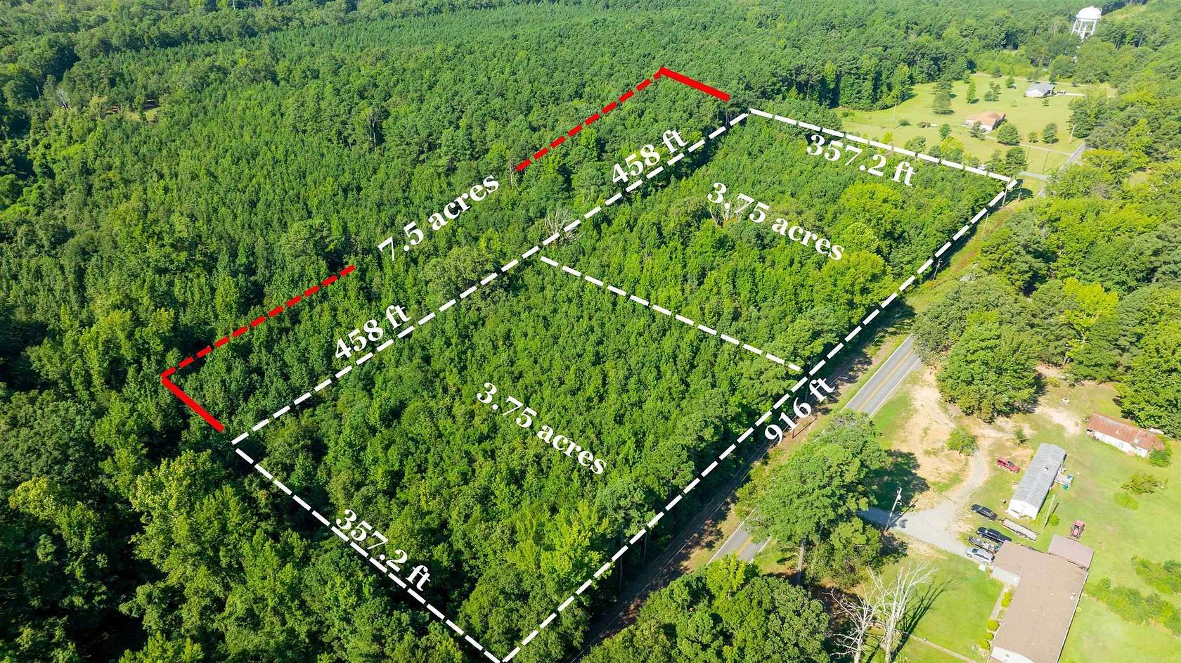 7.5 Acres of Residential Land for Sale in White Hall, Arkansas