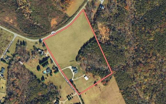 16.69 Acres of Recreational Land with Home for Sale in Axton, Virginia