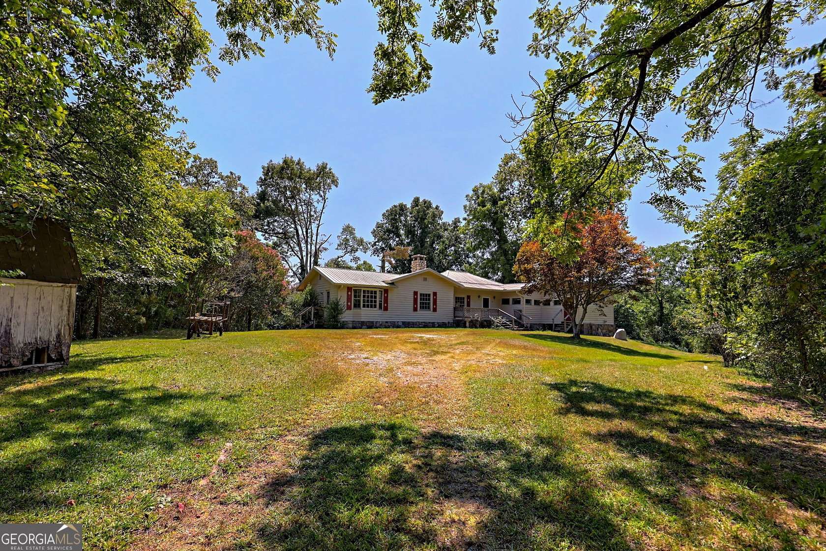 10.74 Acres of Land with Home for Sale in Lakemont, Georgia