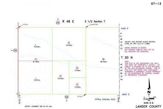 20 Acres of Recreational Land for Sale in Battle Mountain, Nevada