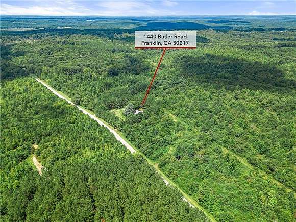 264 Acres of Land with Home for Sale in Franklin, Georgia