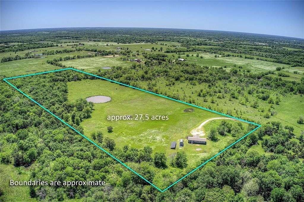 27.56 Acres of Land with Home for Sale in Sulphur Springs, Texas