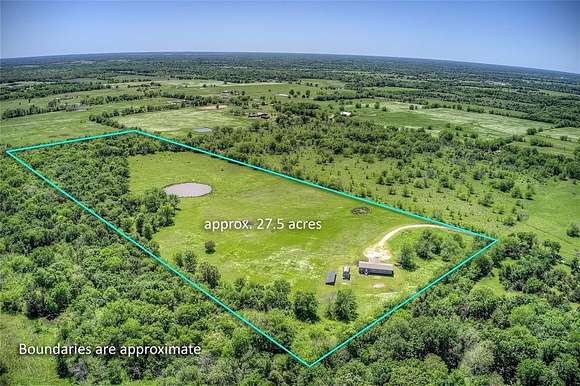 27.56 Acres of Land with Home for Sale in Sulphur Springs, Texas