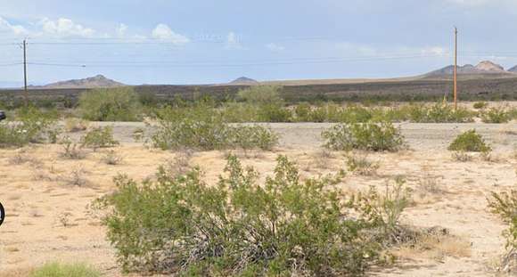 Many power poles in the area