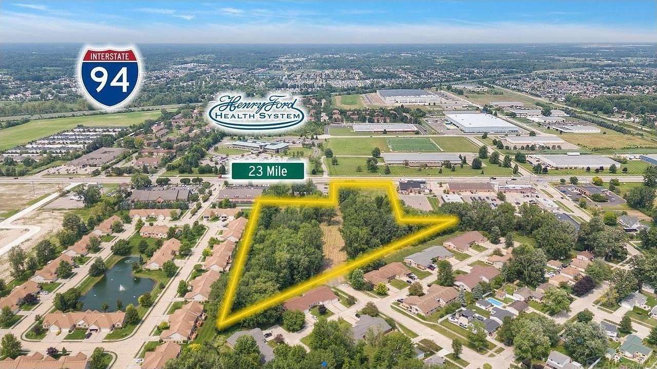 7.21 Acres of Mixed-Use Land for Sale in New Baltimore, Michigan