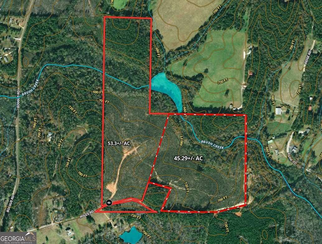 42.29 Acres of Land for Sale in Franklin, Georgia