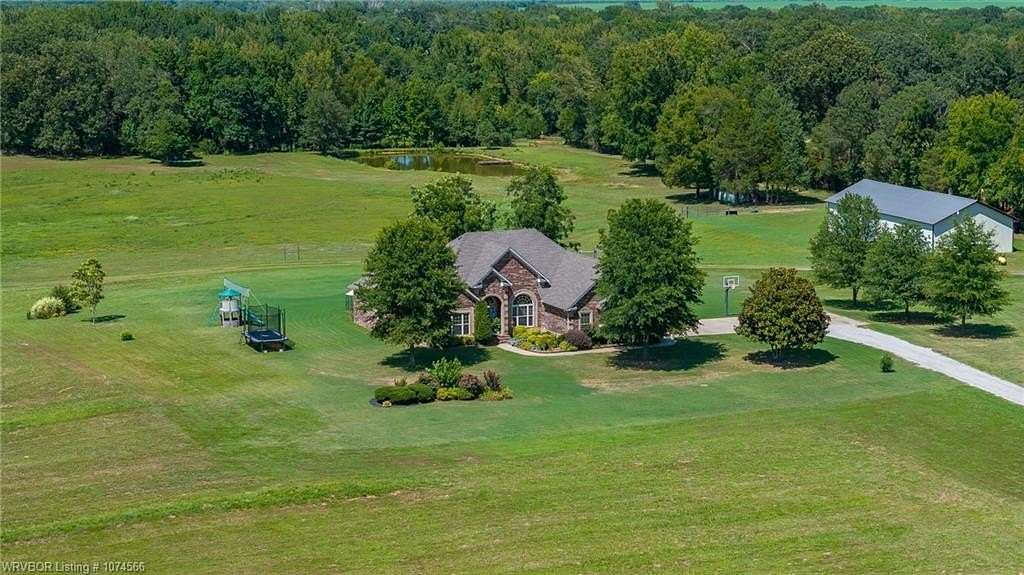 18.58 Acres of Land with Home for Sale in Alma, Arkansas