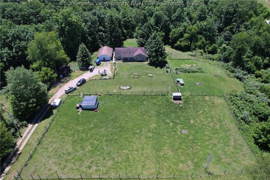 9.26 Acres of Land with Home for Sale in Poca, West Virginia