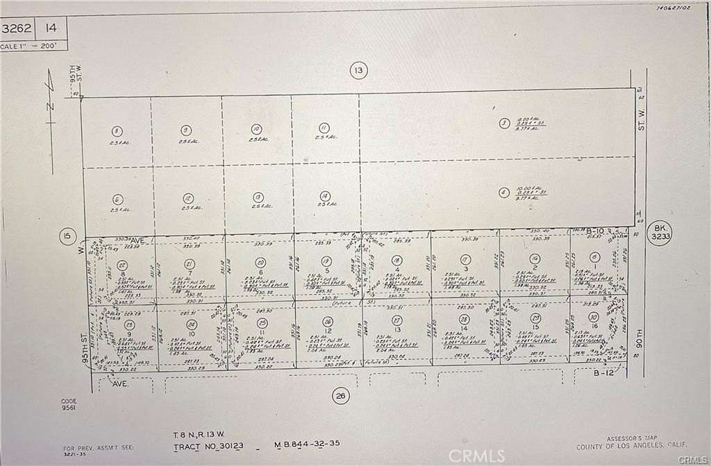 2.512 Acres of Land for Sale in Lancaster, California