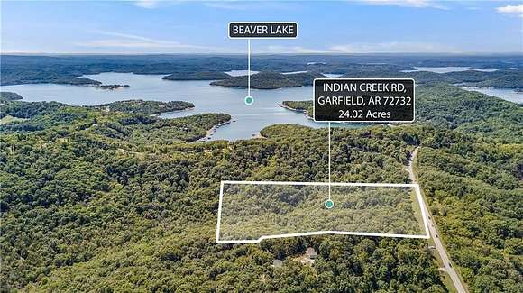 24.02 Acres of Land for Sale in Garfield, Arkansas