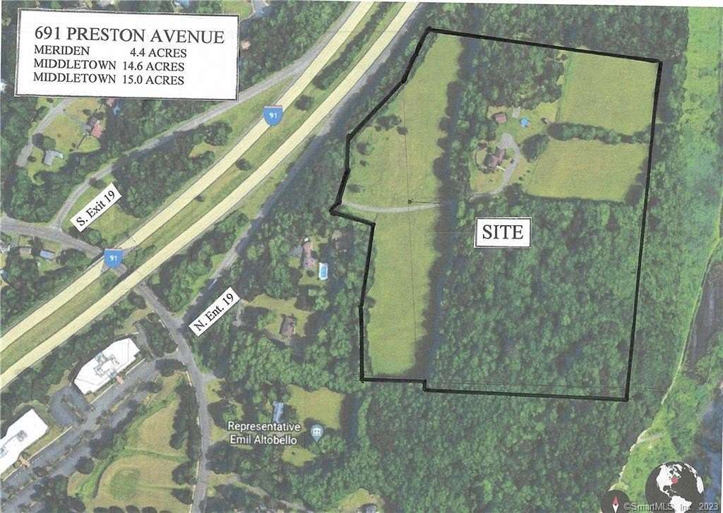 14.6 Acres of Commercial Land for Sale in Middletown, Connecticut