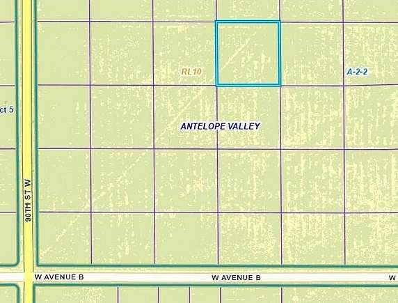 2.5 Acres of Land for Sale in Lancaster, California