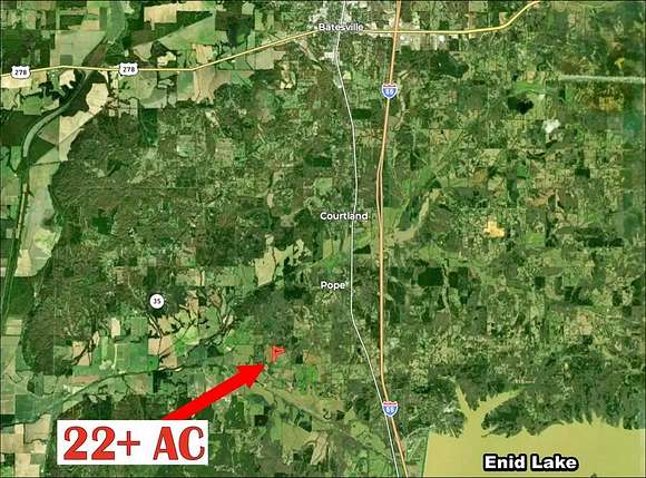 22.3 Acres of Agricultural Land for Sale in Pope, Mississippi