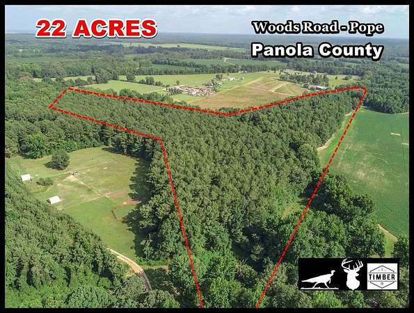 22.3 Acres of Agricultural Land for Sale in Pope, Mississippi