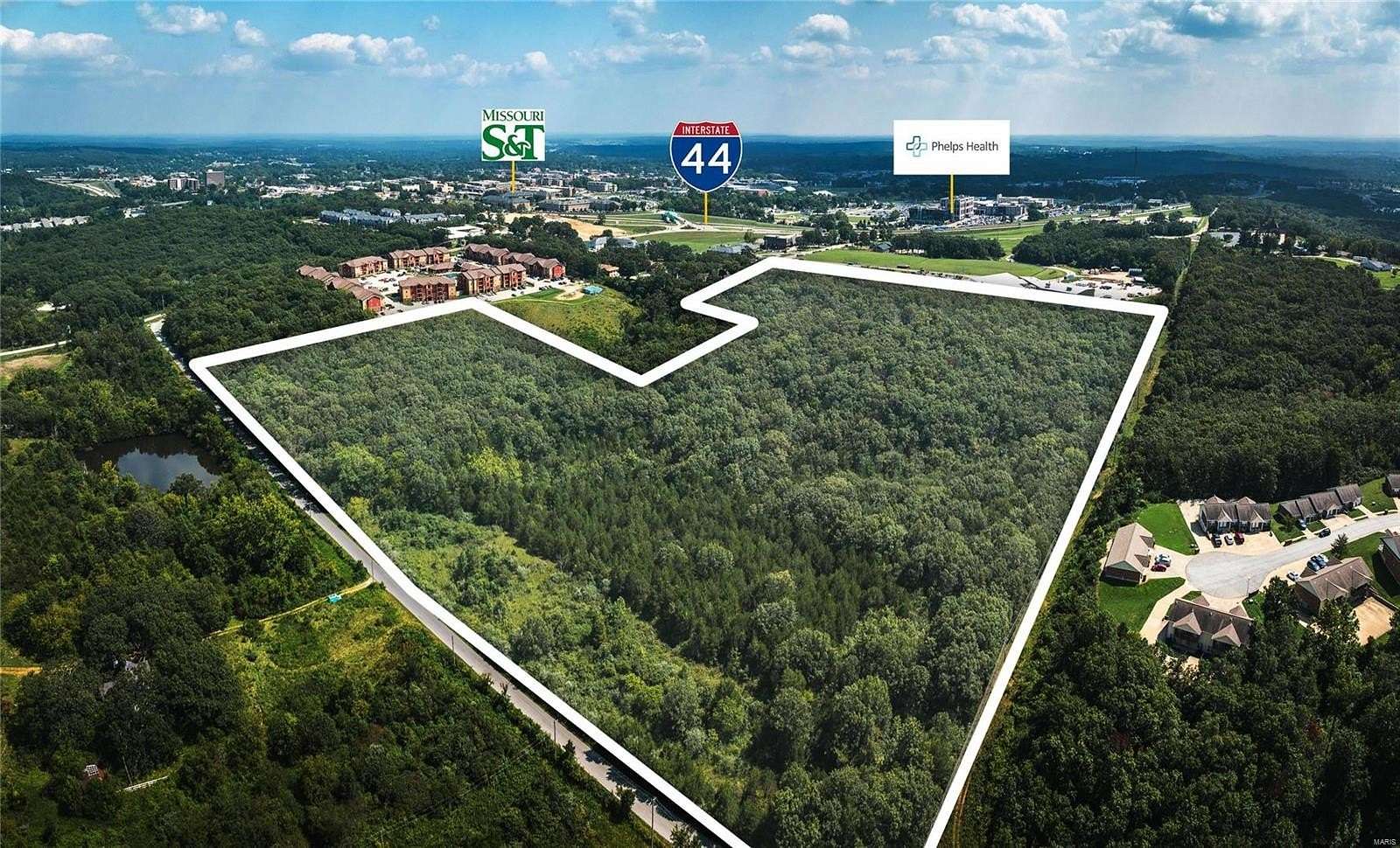 30.68 Acres of Mixed-Use Land for Sale in Rolla, Missouri