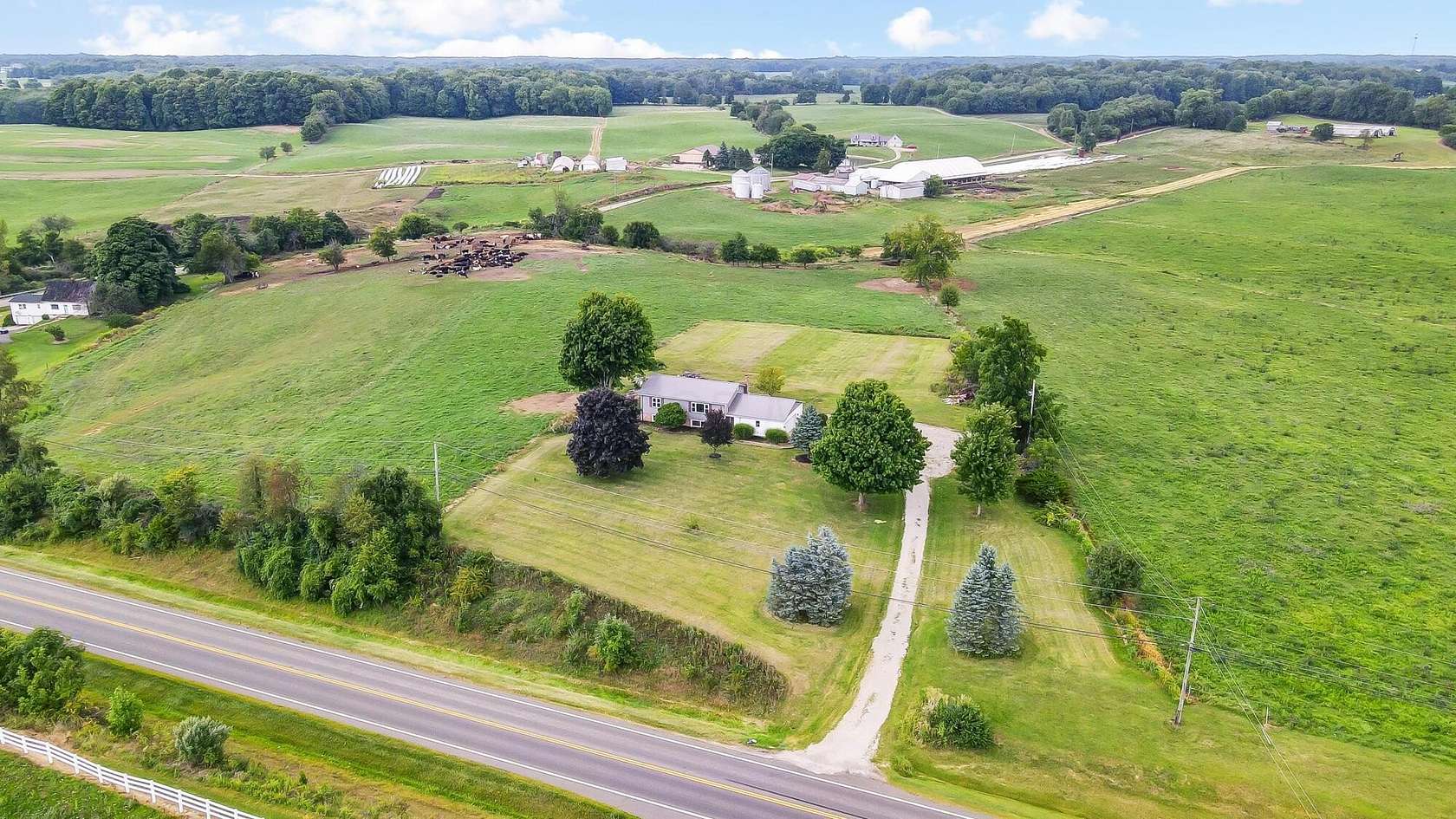 5.15 Acres of Residential Land with Home for Sale in Mount Gilead, Ohio