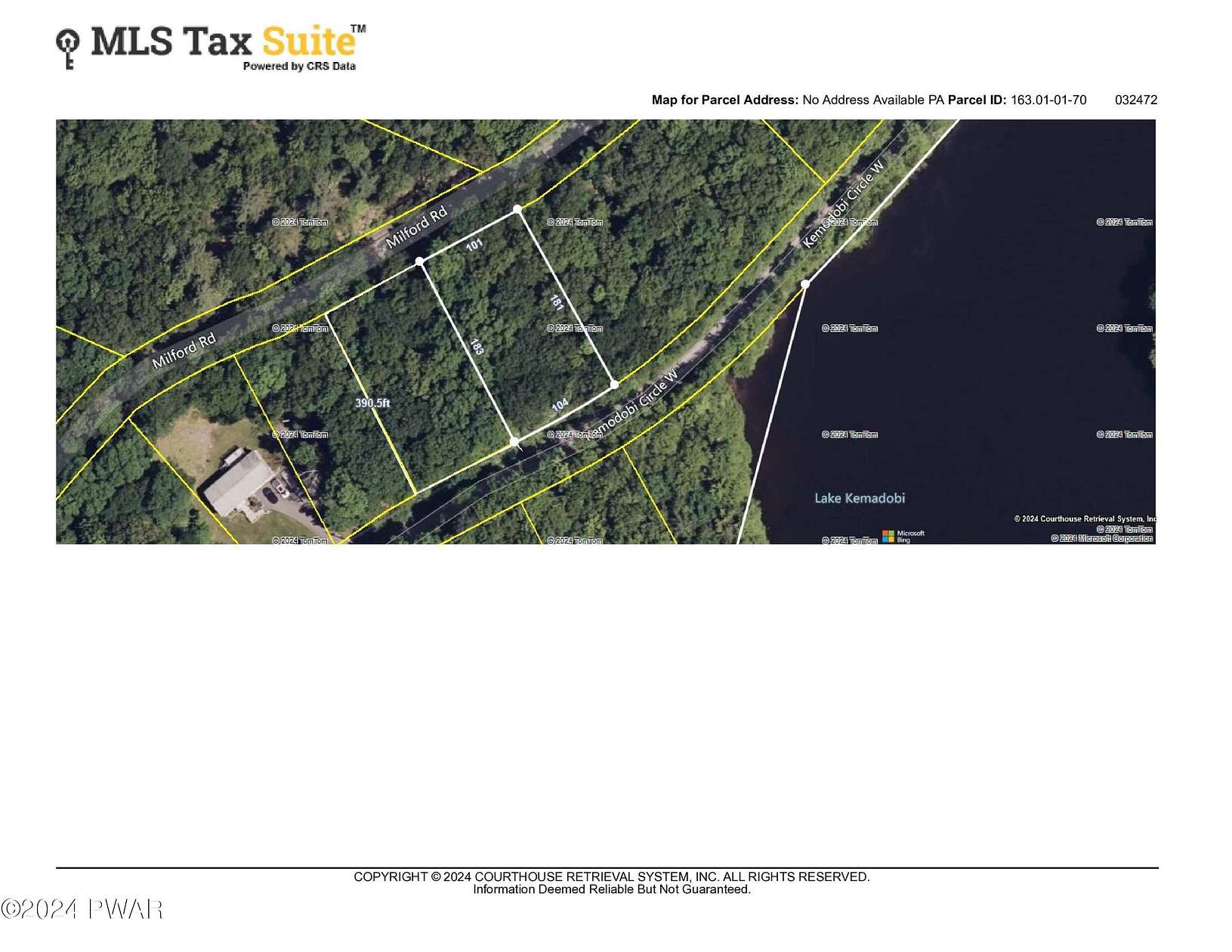 0.84 Acres of Residential Land for Sale in Dingmans Ferry, Pennsylvania