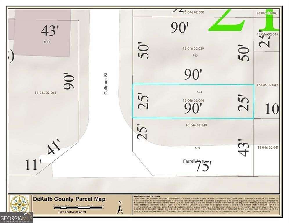 0.1 Acres of Residential Land for Sale in Scottdale, Georgia