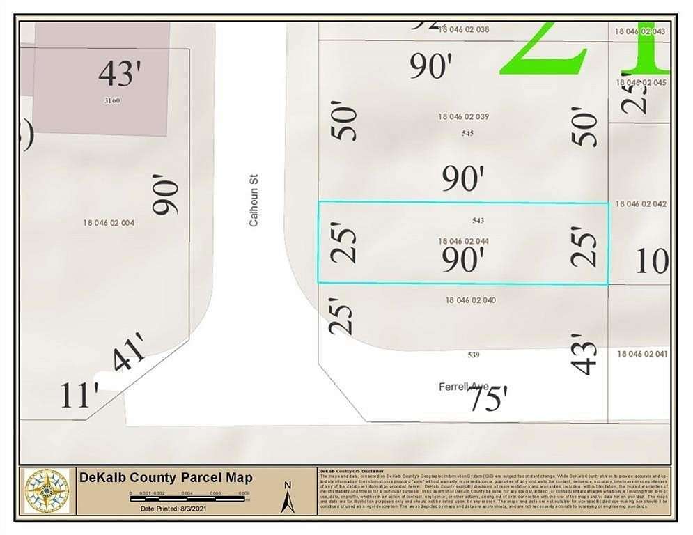 0.1 Acres of Residential Land for Sale in Scottdale, Georgia