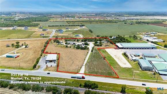 12.91 Acres of Improved Commercial Land for Sale in Marion, Texas