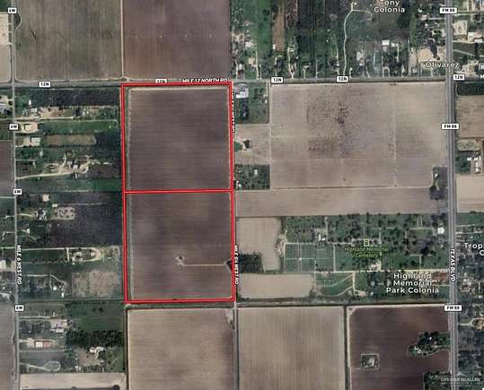 78.5 Acres of Land for Sale in Weslaco, Texas