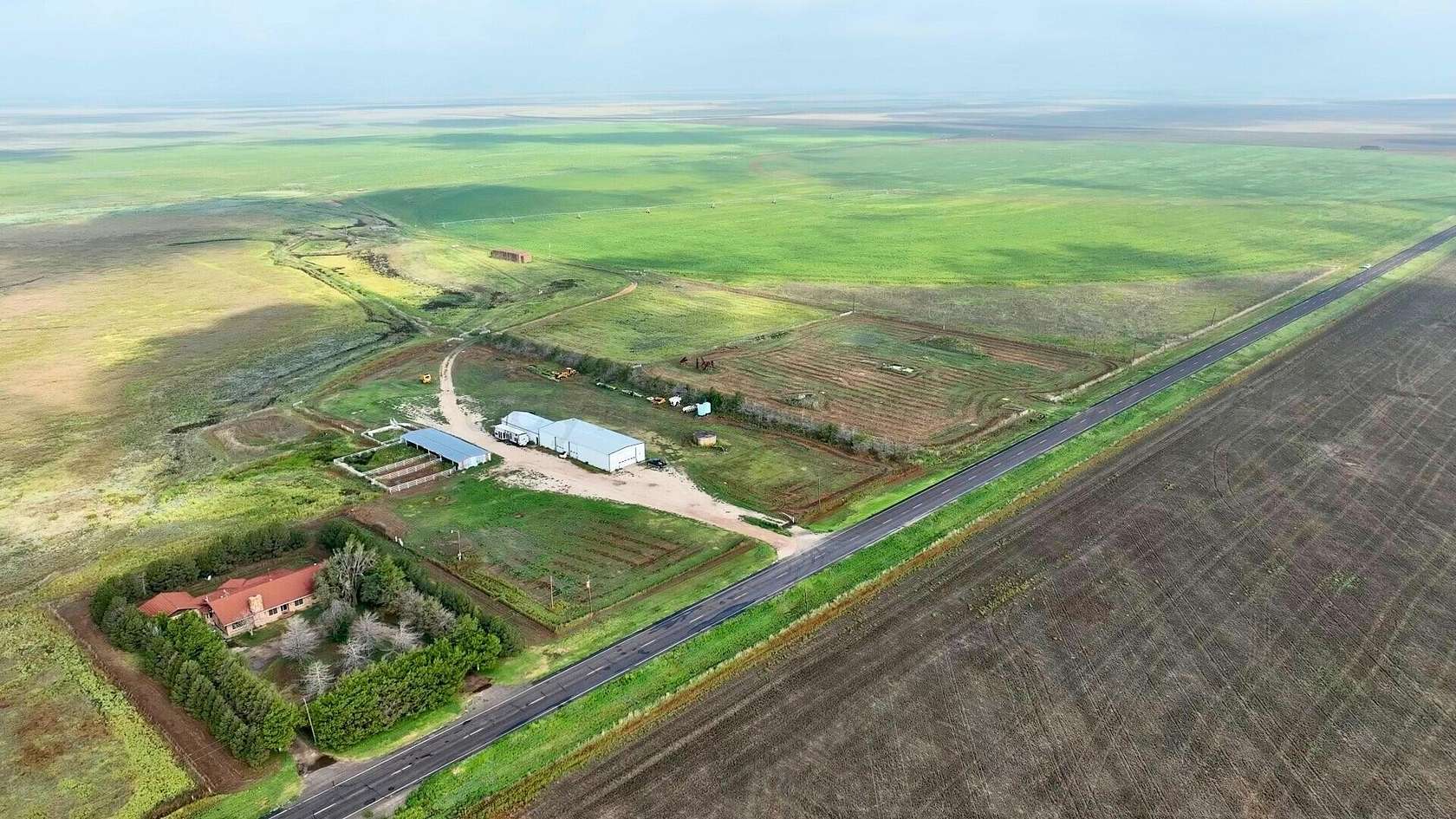 326 Acres of Land with Home for Sale in Gruver, Texas