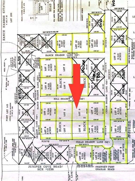 0.53 Acres of Residential Land for Sale in Whitney, Texas