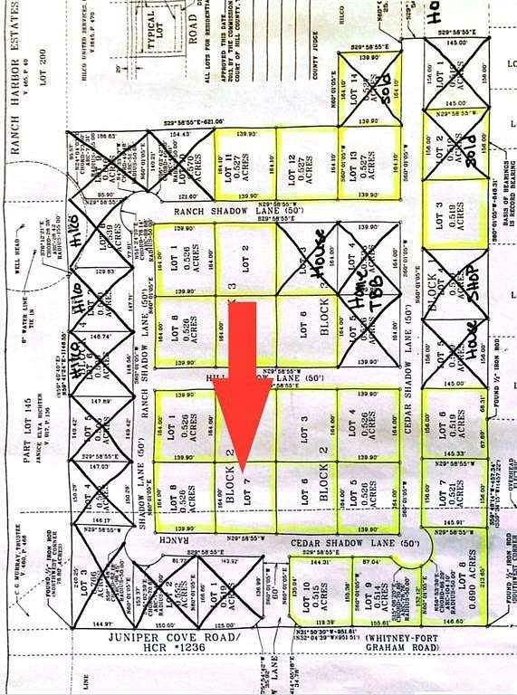 0.526 Acres of Residential Land for Sale in Whitney, Texas