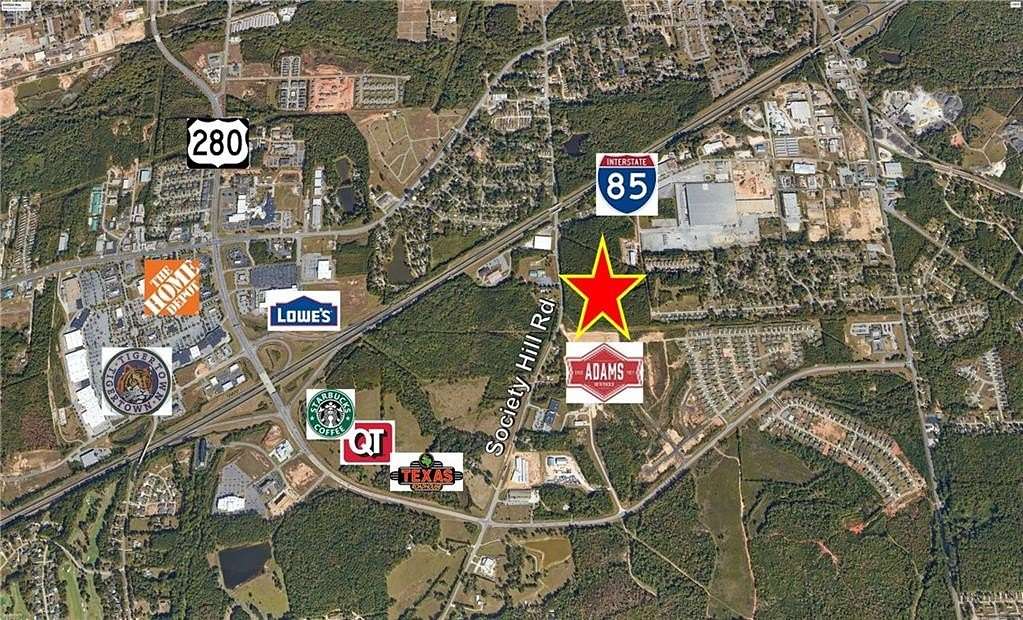 13.67 Acres of Commercial Land for Sale in Opelika, Alabama