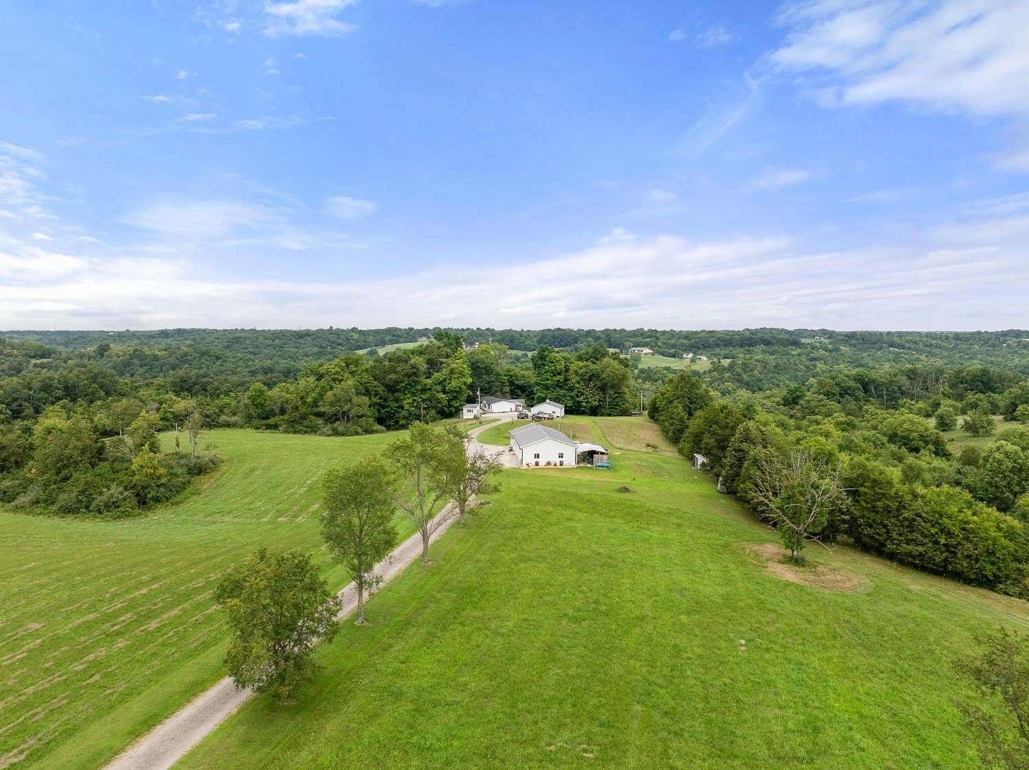 26.7 Acres of Land with Home for Sale in Guilford, Indiana