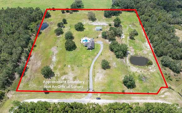 9.56 Acres of Land with Home for Sale in Live Oak, Florida