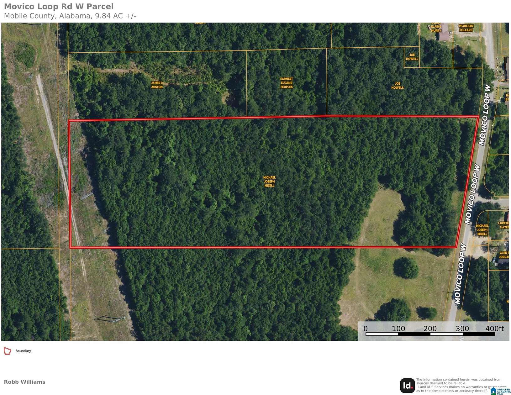 9.84 Acres of Residential Land for Sale in Mount Vernon, Alabama