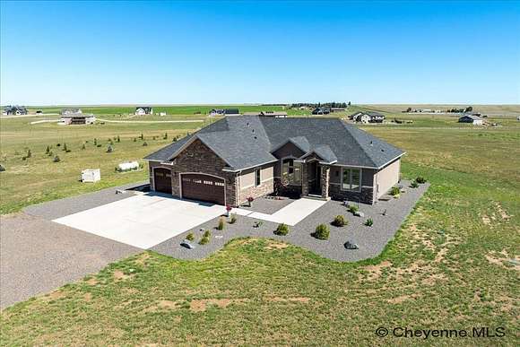 4.83 Acres of Land with Home for Sale in Cheyenne, Wyoming