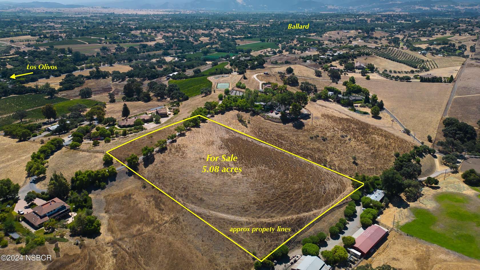 5.08 Acres of Residential Land for Sale in Los Olivos, California