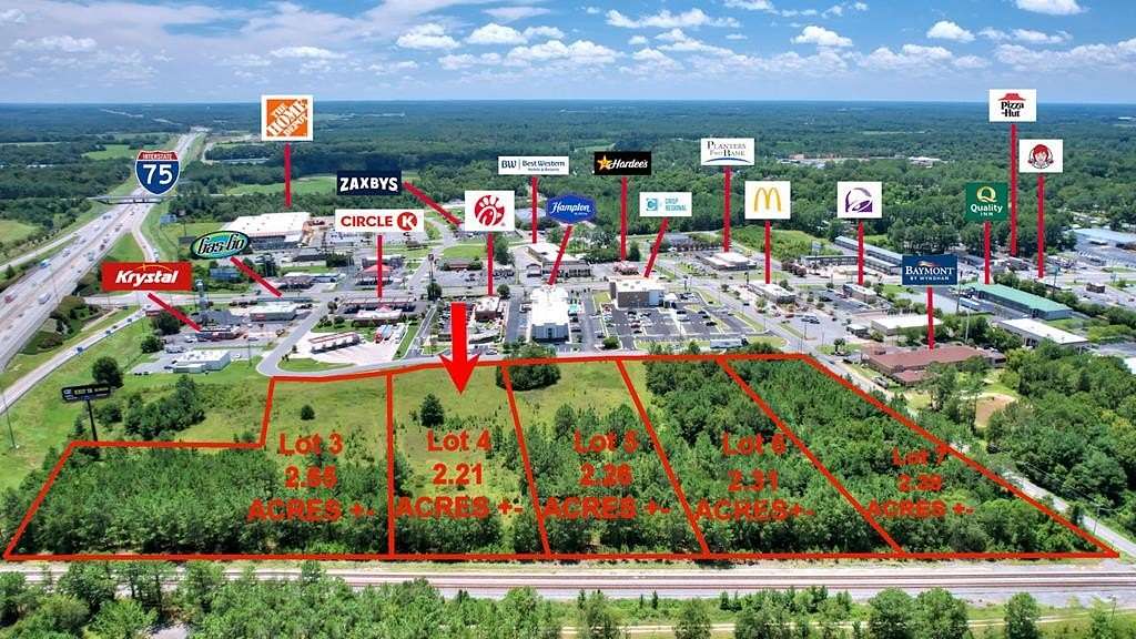 2.21 Acres of Commercial Land for Sale in Cordele, Georgia