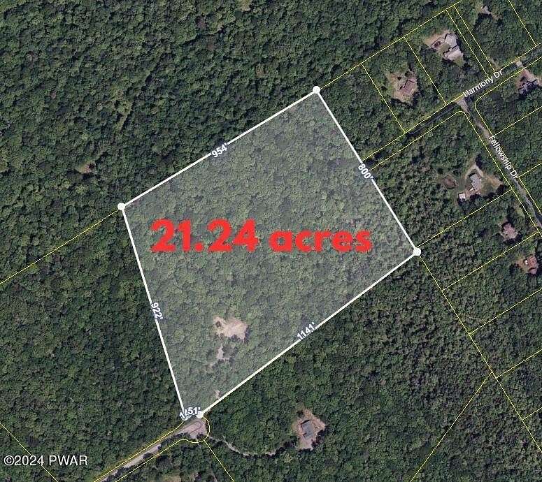 21.24 Acres of Recreational Land for Sale in Hawley, Pennsylvania