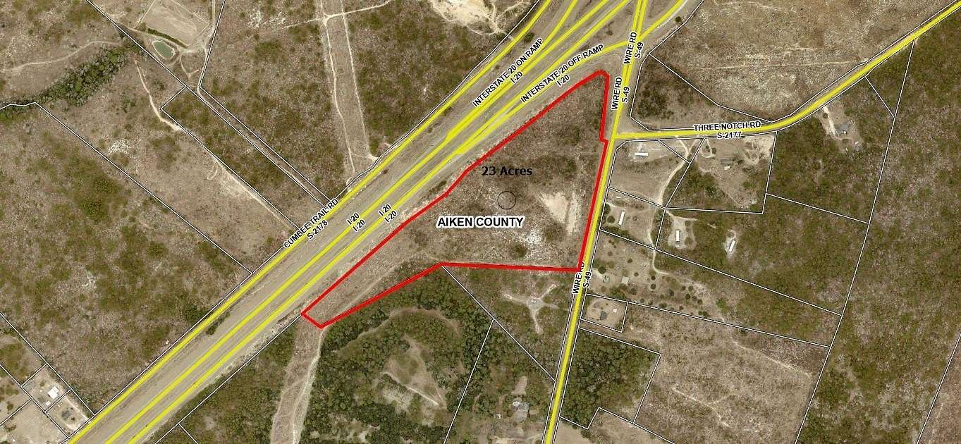 23 Acres of Commercial Land for Sale in Aiken, South Carolina