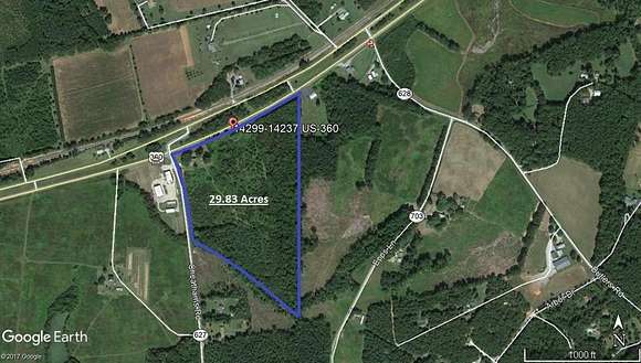 29.58 Acres of Mixed-Use Land for Sale in Amelia Court House, Virginia