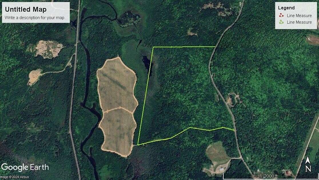 99.2 Acres of Recreational Land for Sale in Oakfield, Maine