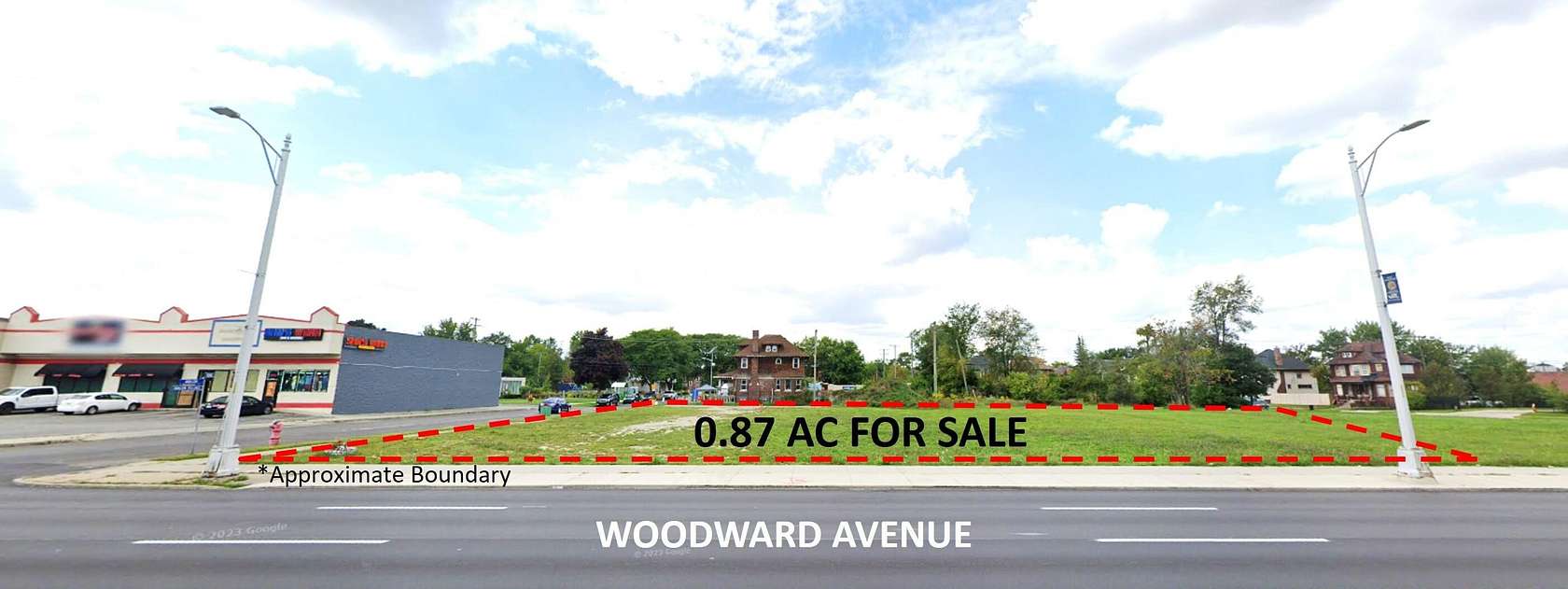 0.87 Acres of Commercial Land for Sale in Highland Park, Michigan