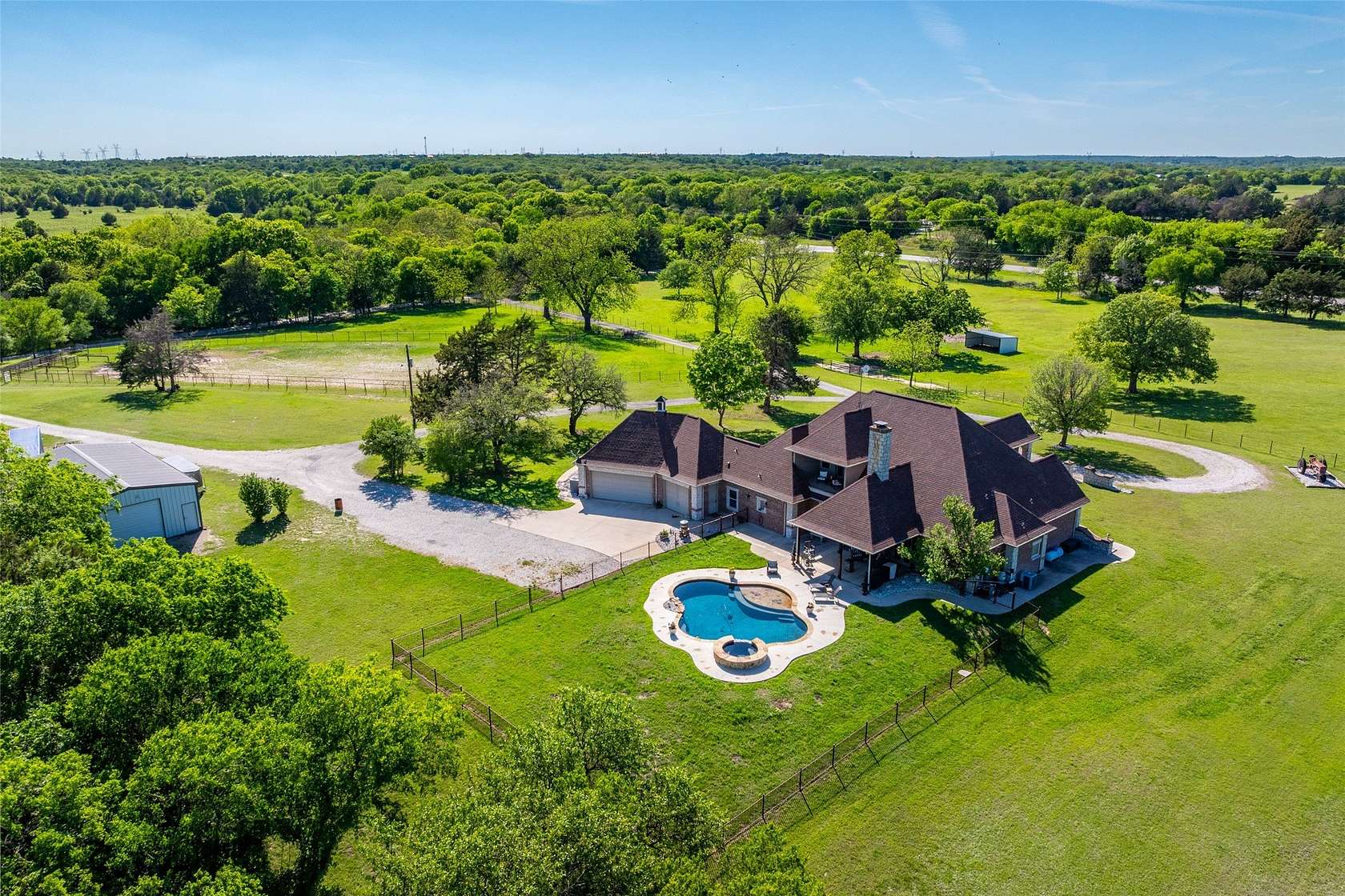 10 Acres of Land with Home for Sale in Decatur, Texas