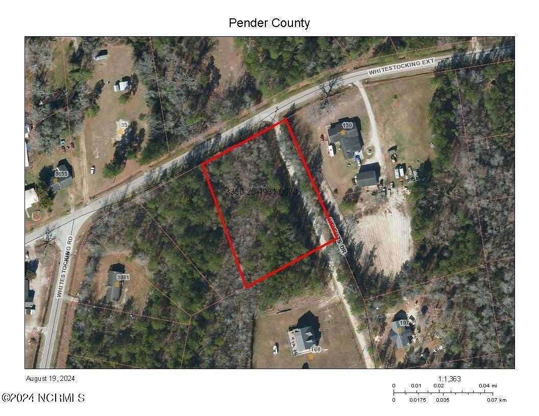 1.59 Acres of Residential Land for Sale in Burgaw, North Carolina