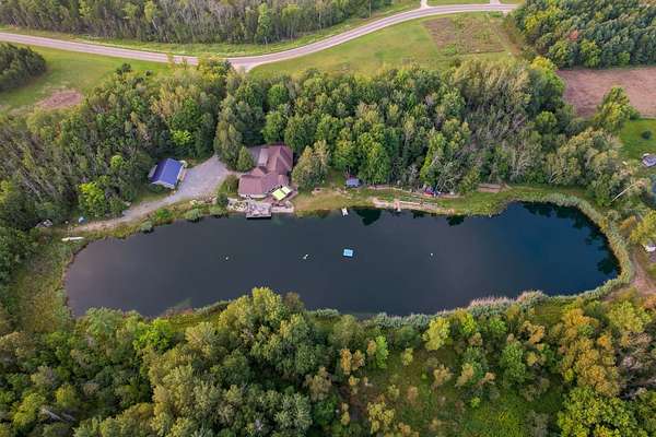 9.6 Acres of Land with Home for Sale in Marion, Wisconsin