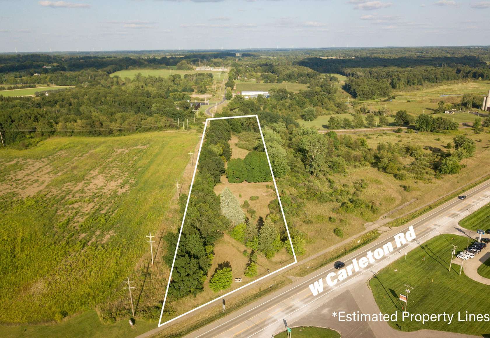 3.9 Acres of Commercial Land for Sale in Hillsdale, Michigan