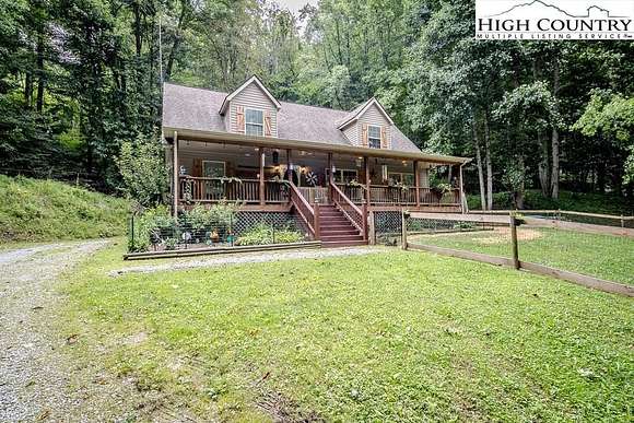 10.43 Acres of Land with Home for Sale in Elk Park, North Carolina