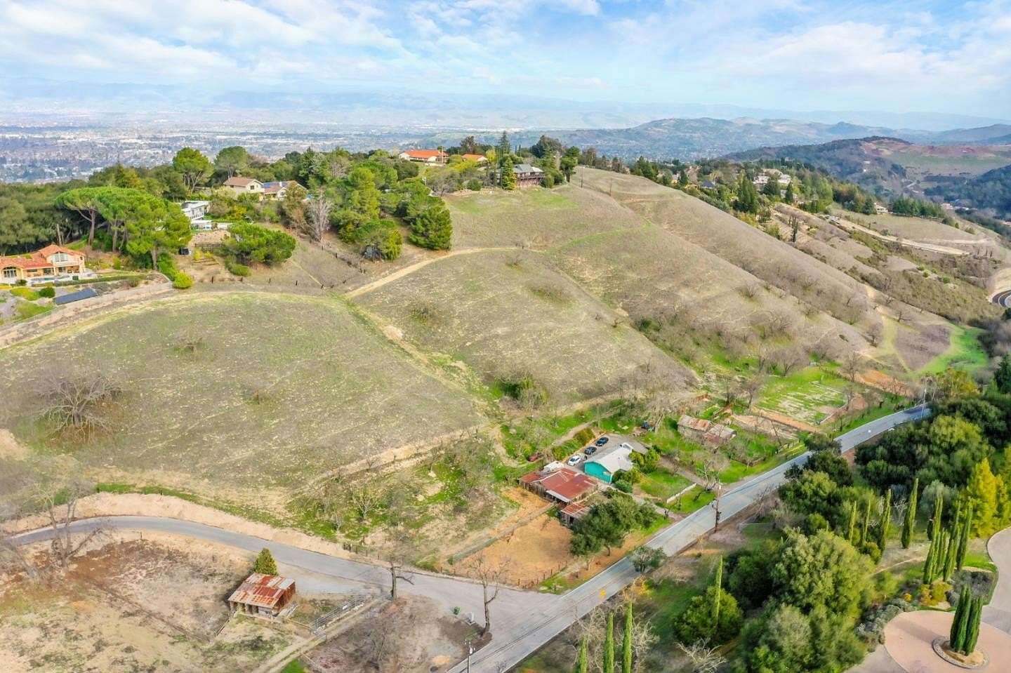 27.09 Acres of Agricultural Land with Home for Sale in Los Gatos, California